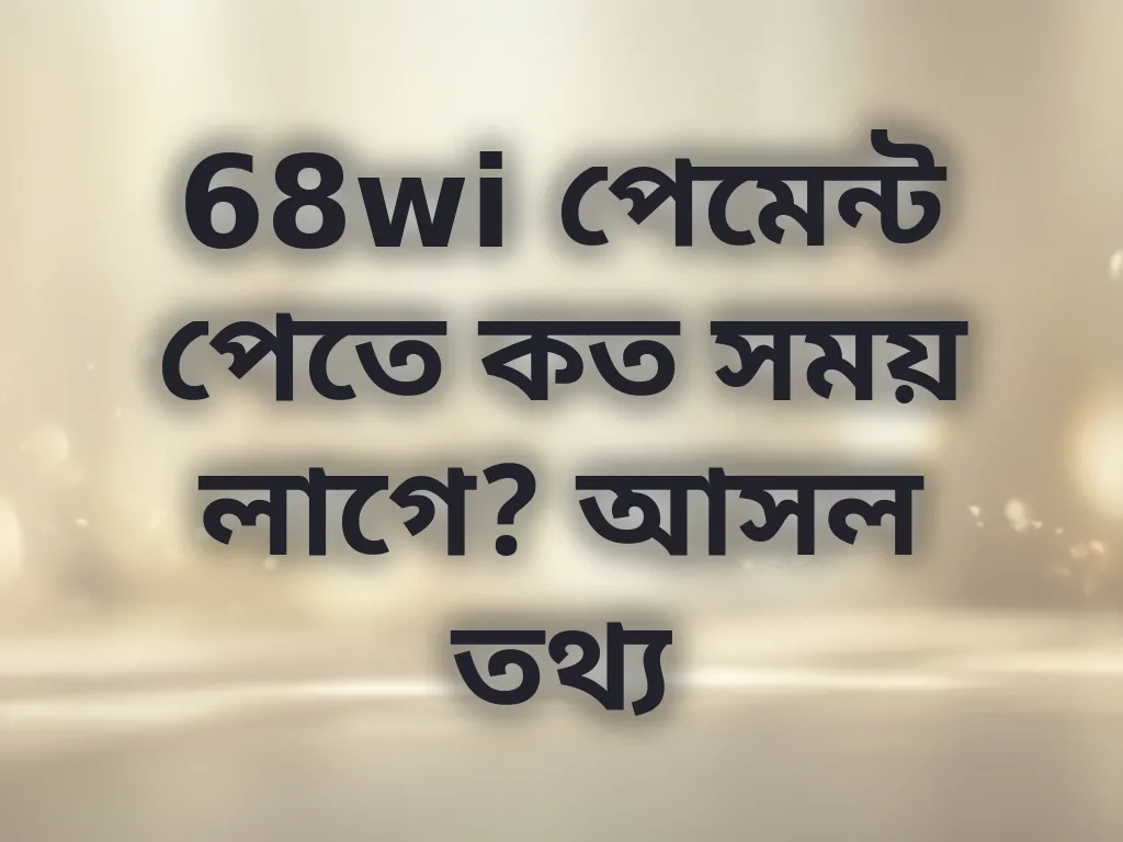 পেমেন্ট প্রসেসিং টাইম